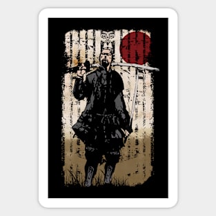 Samurai Japanese Art Style Manga Bushido Sticker